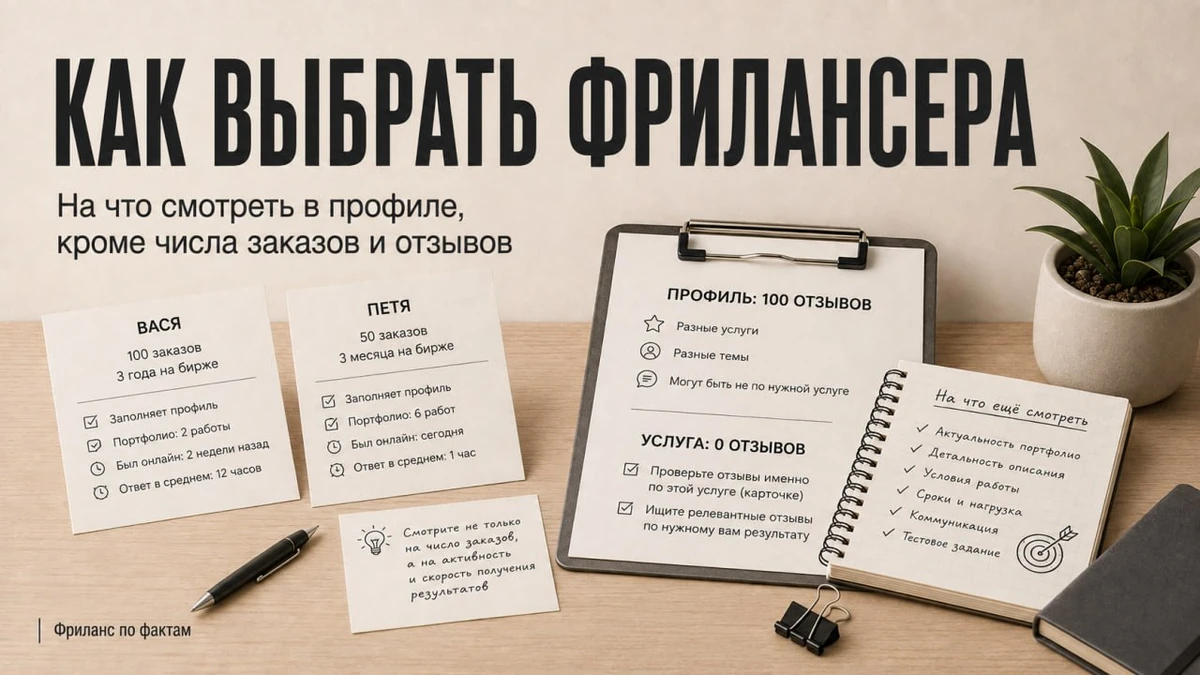 Как выбрать фрилансера на бирже
